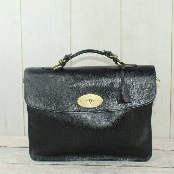 Mulberry Handbags - *MULBERRY Women's Black Leather Crossbody Hand Bag